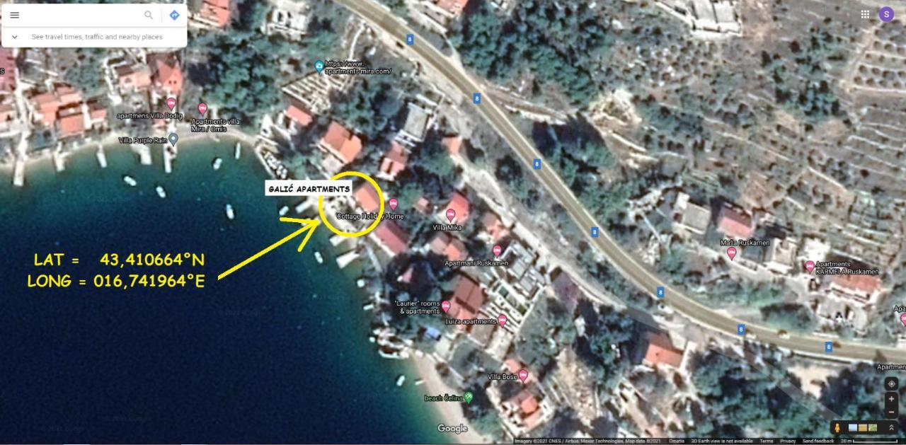 Apartment On The Beach Lokva Rogoznica Exterior foto
